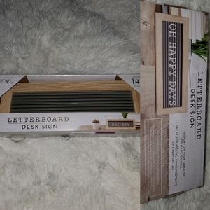 Letter Board.